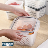 Set 4 Contenedores de Almacenamiento con Colador Storeware 1 un