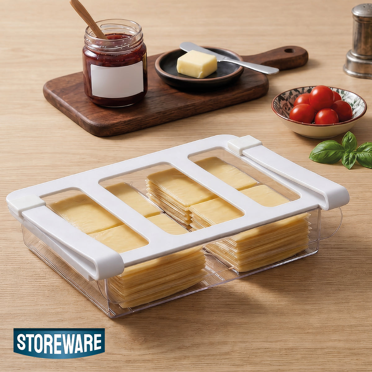 Cajón Organizador Bajo Repisa Mediano para Refrigerador Storeware 1 un