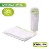 Bolsas Basura Cocina Aromatizadas 61 x 68 cm Canway 80 un