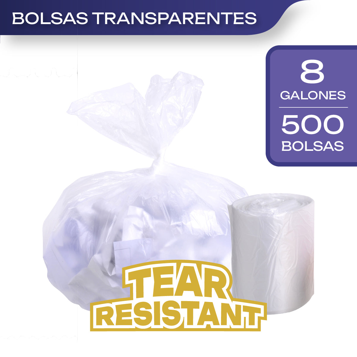 Bolsas Basura Papelero 56 x 61 cm Canway 500 un
