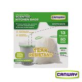 Bolsas Basura Cocina Aromatizadas 61 x 68 cm Canway 80 un