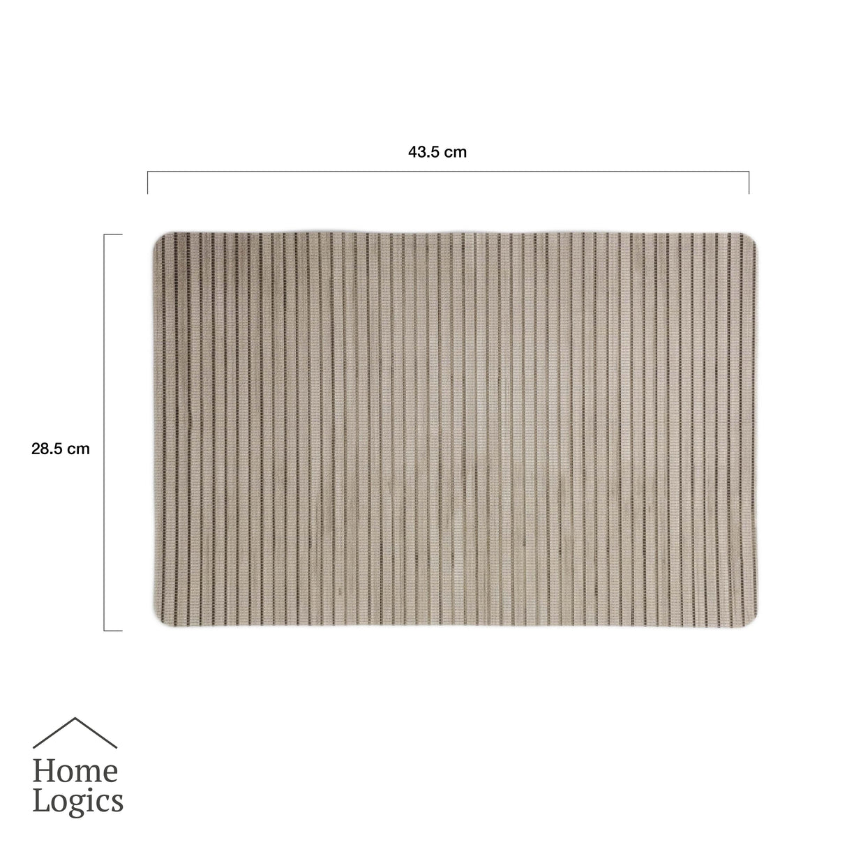 Set 4 Individuales Minimal Collection Beige Home Logics