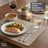 Set 4 Individuales Minimal Collection Beige Home Logics