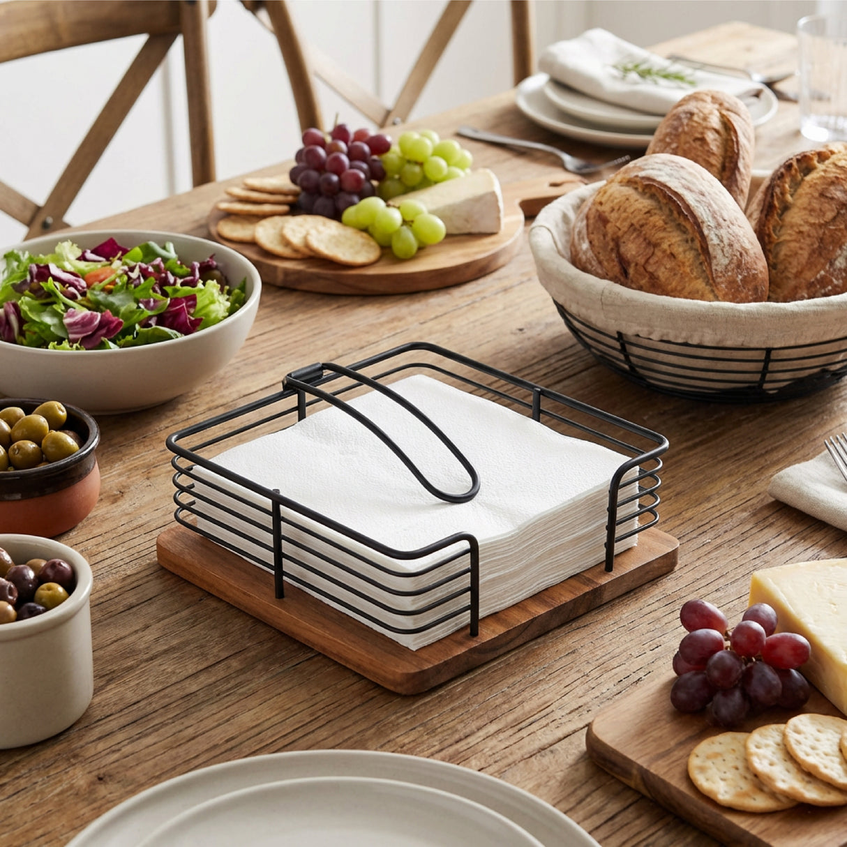 Servilletero Acacia con Stopper 5five 1 un