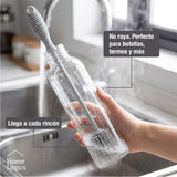 Set 2 Cepillos Botellas Silicona Home Logics 1 un