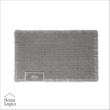 Mat de Baño Waffle Grey 50x80cm Home Logics 1 un