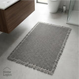 Mat de Baño Waffle Grey 50x80cm Home Logics 1 un