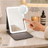 Espejo de Maquillaje con Luz LED Tipo Tablet Luam 1 un