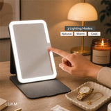 Espejo de Maquillaje con Luz LED Tipo Tablet Luam 1 un