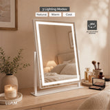 Espejo de Maquillaje con Luz LED 46 x 54,7 cm Luam 1 un