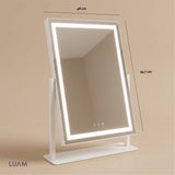 Espejo de Maquillaje con Luz LED 46 x 54,7 cm Luam 1 un