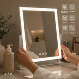 Espejo de Maquillaje con Luz LED 35,7 x 43,8 cm Luam 1 un