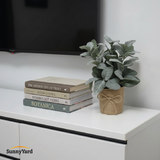 Silver Leaf Artificial con Macetero SunnyYard 1 un