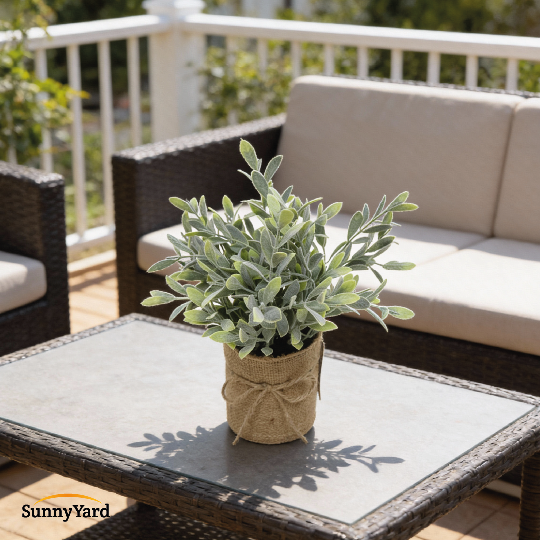 Salvia Artificial con Macetero SunnyYard 1 un