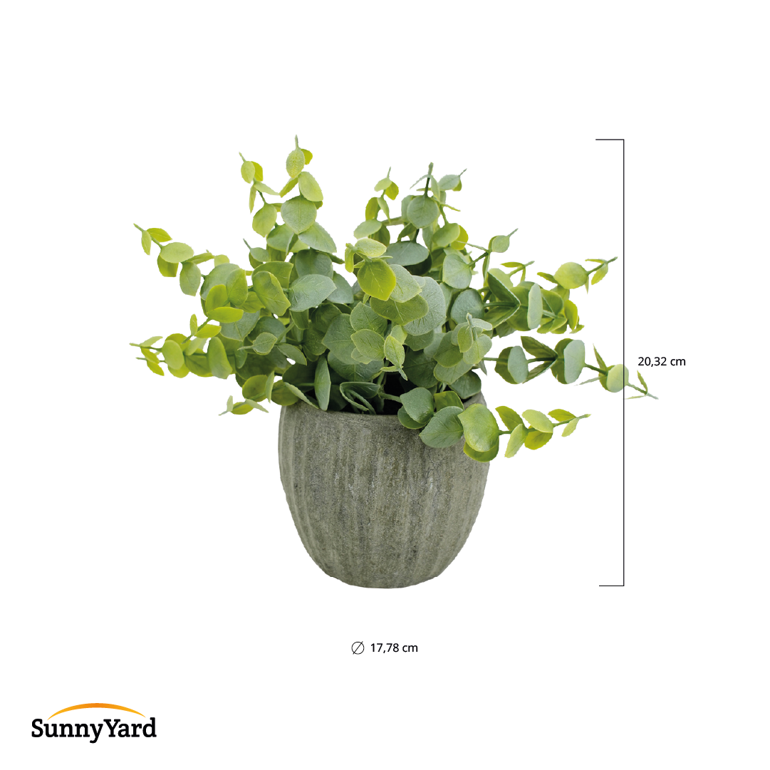 Eucalipto Artificial con Macetero SunnyYard 1 un