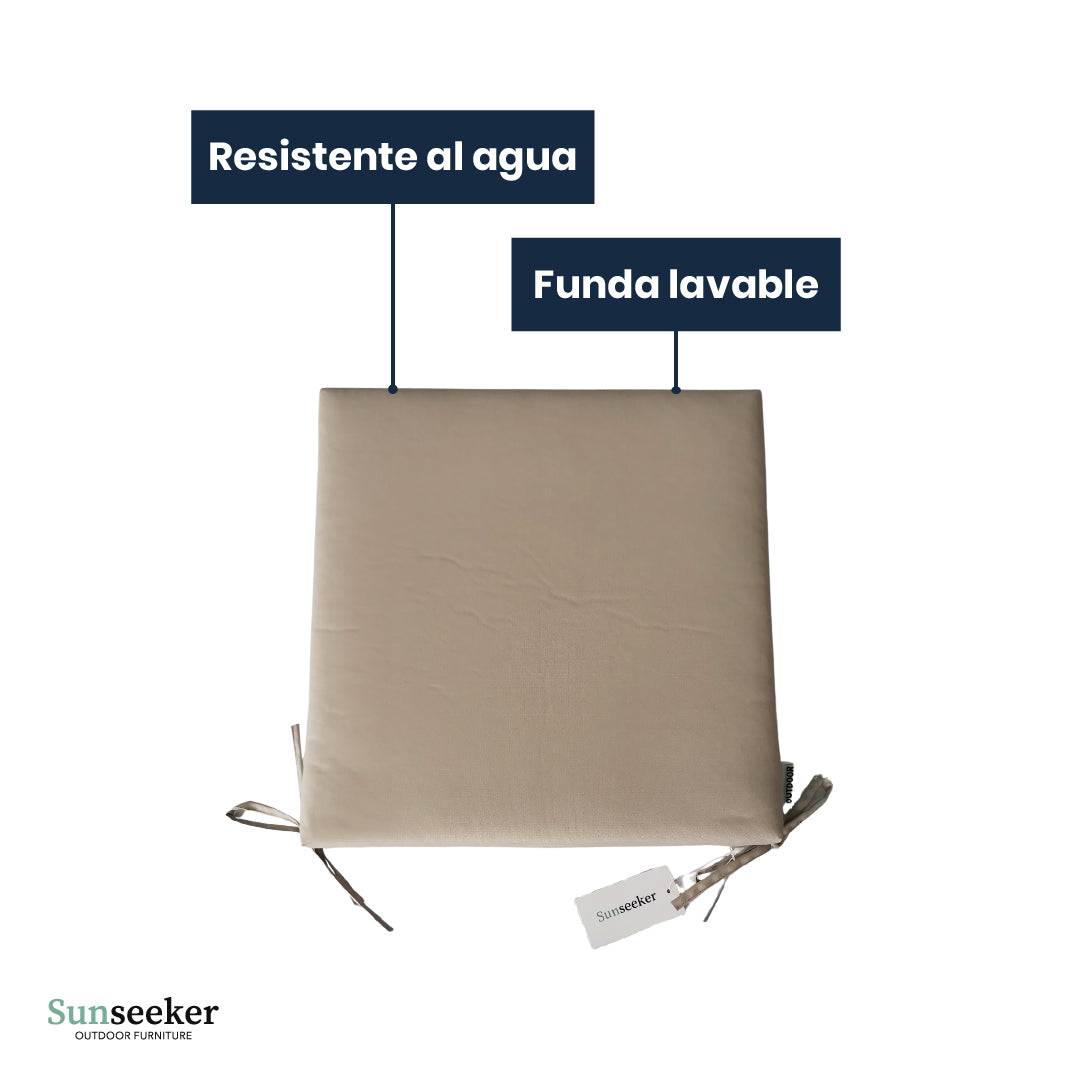 Cojín Reposera Exterior Beige 186 x 58 x 5 cm Sunseeker 1 un