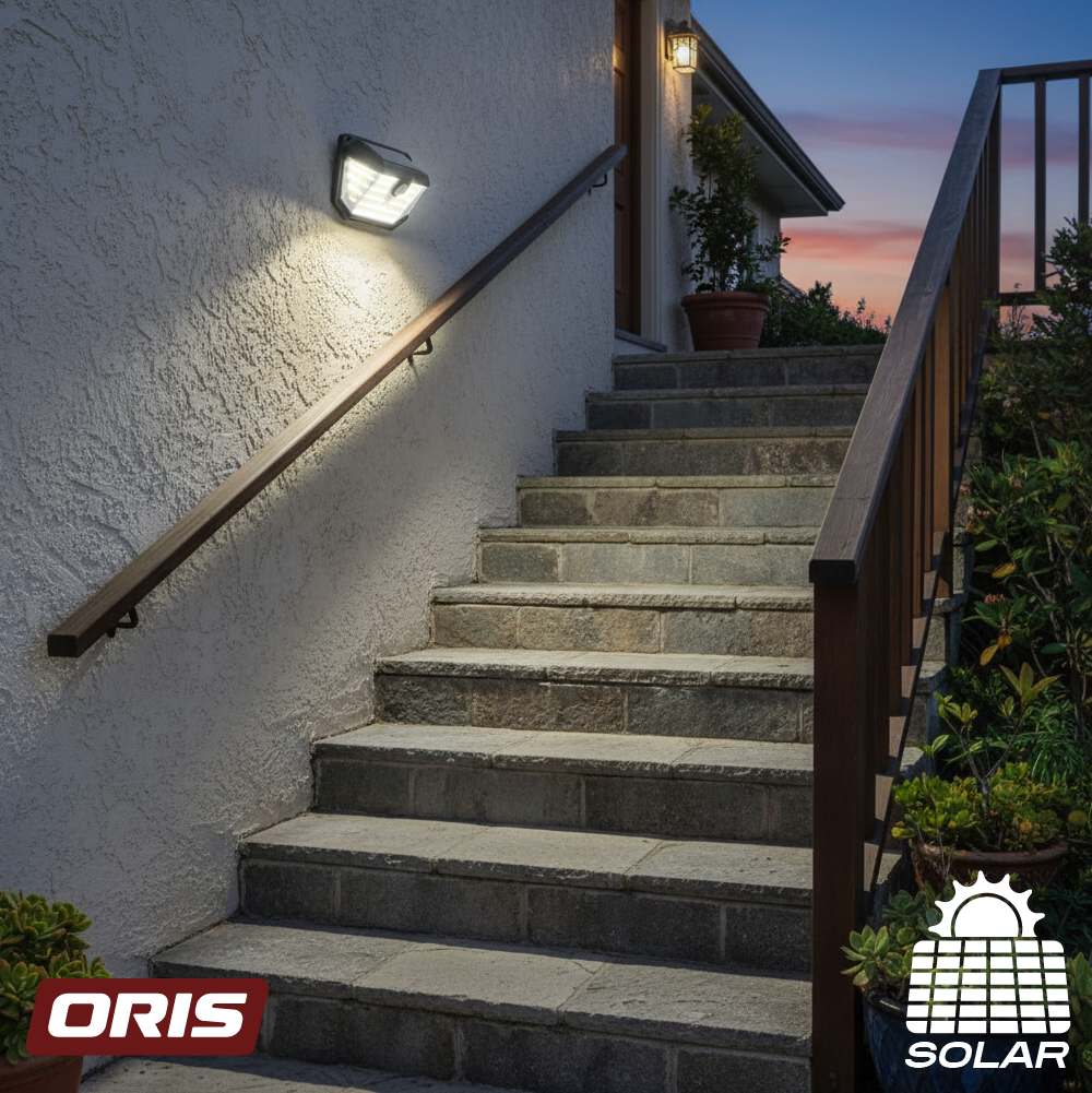Foco Solar de Muro con Sensor Oris 1 un