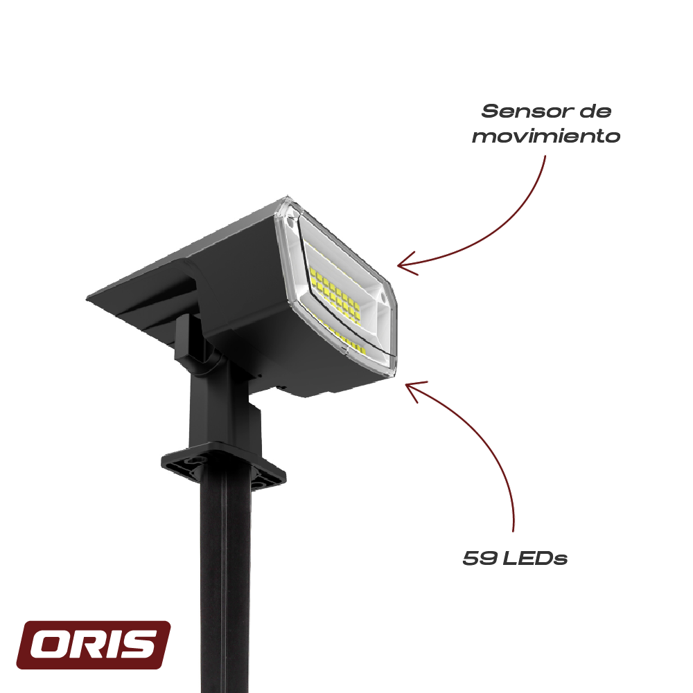 Foco Solar con Estaca Oris 1 un