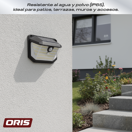 Foco Solar de Muro con Sensor Oris 1 un