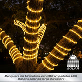 Manguera LED Solar 100 LEDs 10m Oris 1 un