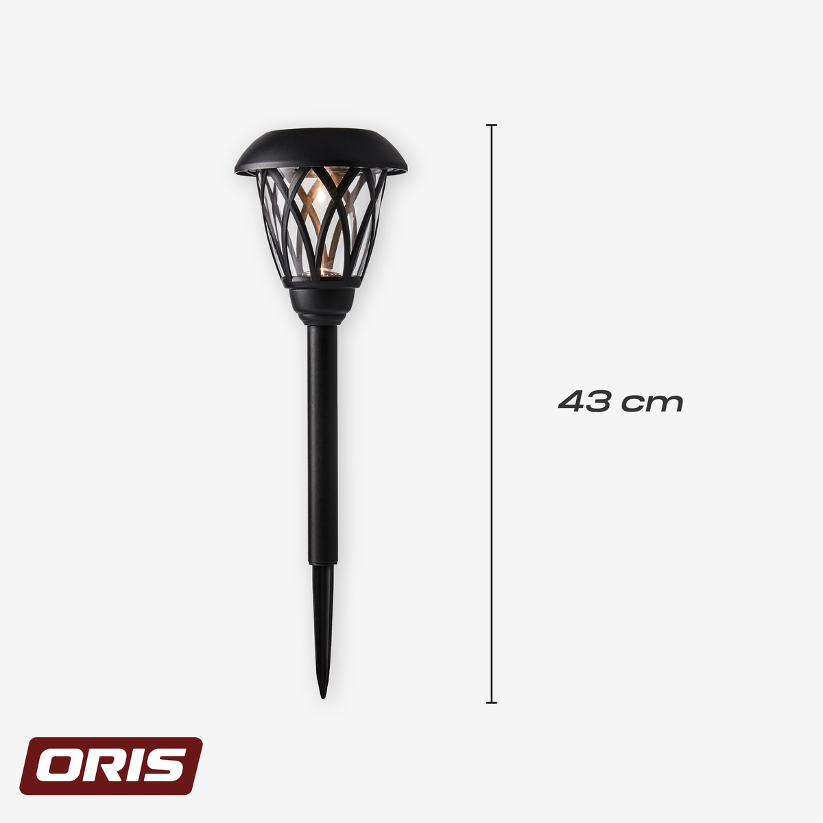 Set 4 Luces Solares Estaca Jardín 8 Lúmenes 1 un