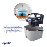 Set Mopa Cuadrada Spin Azul Oscuro Clynder 1 un