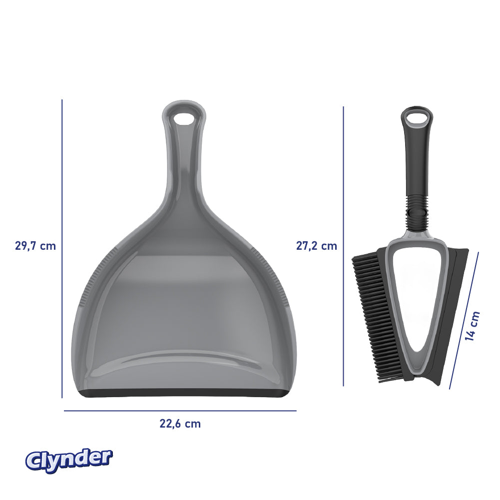 Set Pala y Cepillo 2 en 1 Gris Clynder 1 un