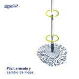 Set Mopa con Pedal Spin Triangular Azul Oscuro Clynder 1 un