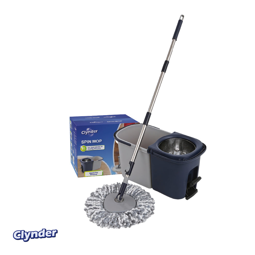Set Mopa con Pedal Spin Triangular Azul Oscuro Clynder 1 un