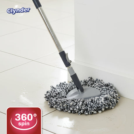 Set Mopa con Pedal Spin Triangular Azul Oscuro Clynder 1 un