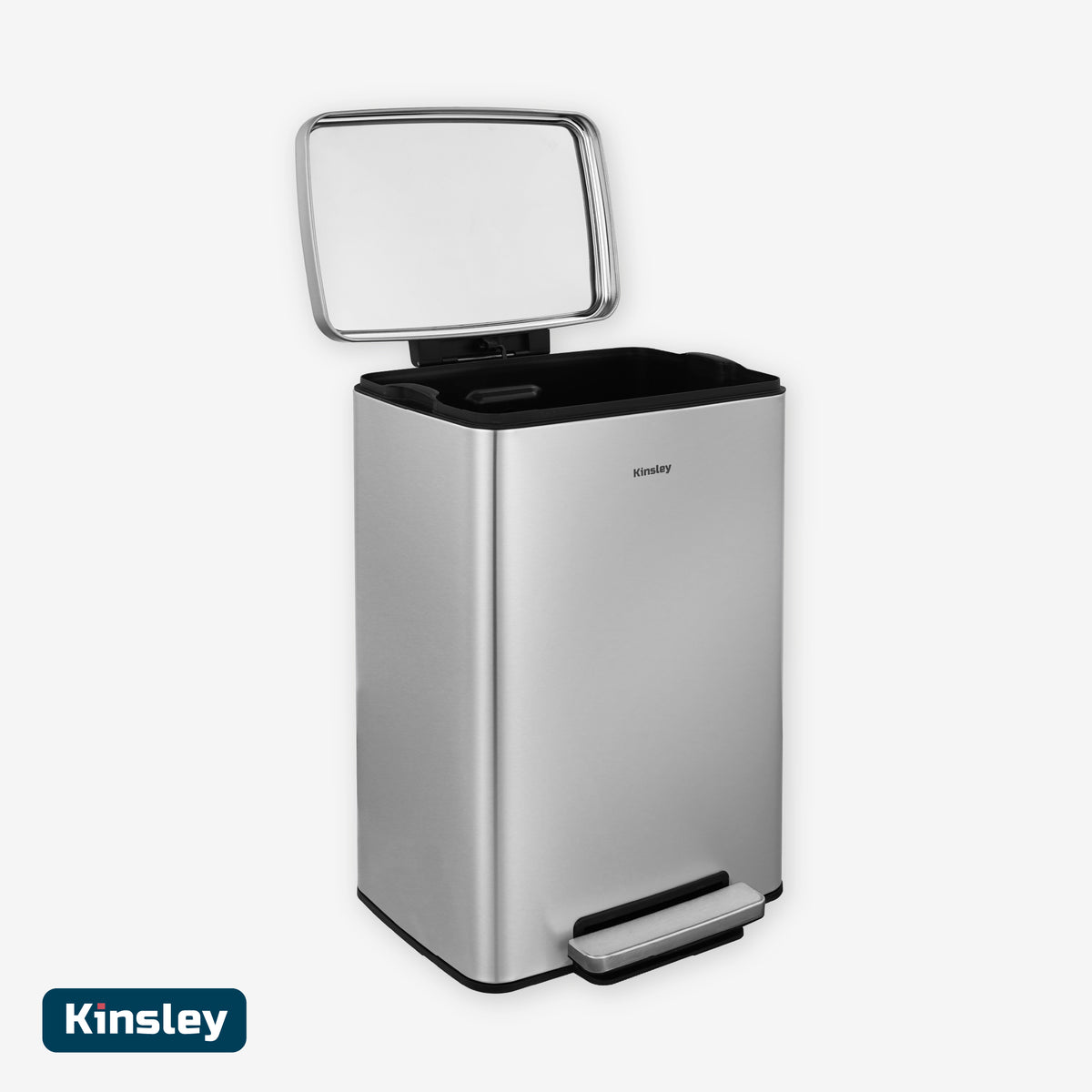 Basurero Rectangular Clásico 50L Kinsley 1 un