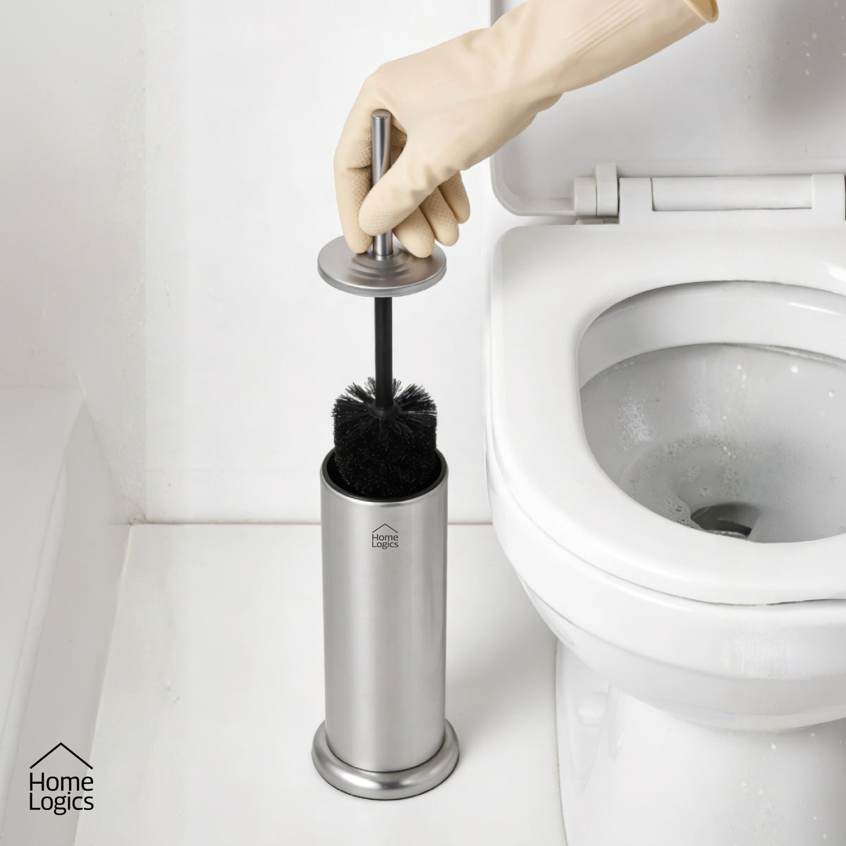 Escobilla de Baño con Soporte Home Logics 1 un