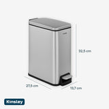 Basurero Rectangular 6L Kinsley 1 un