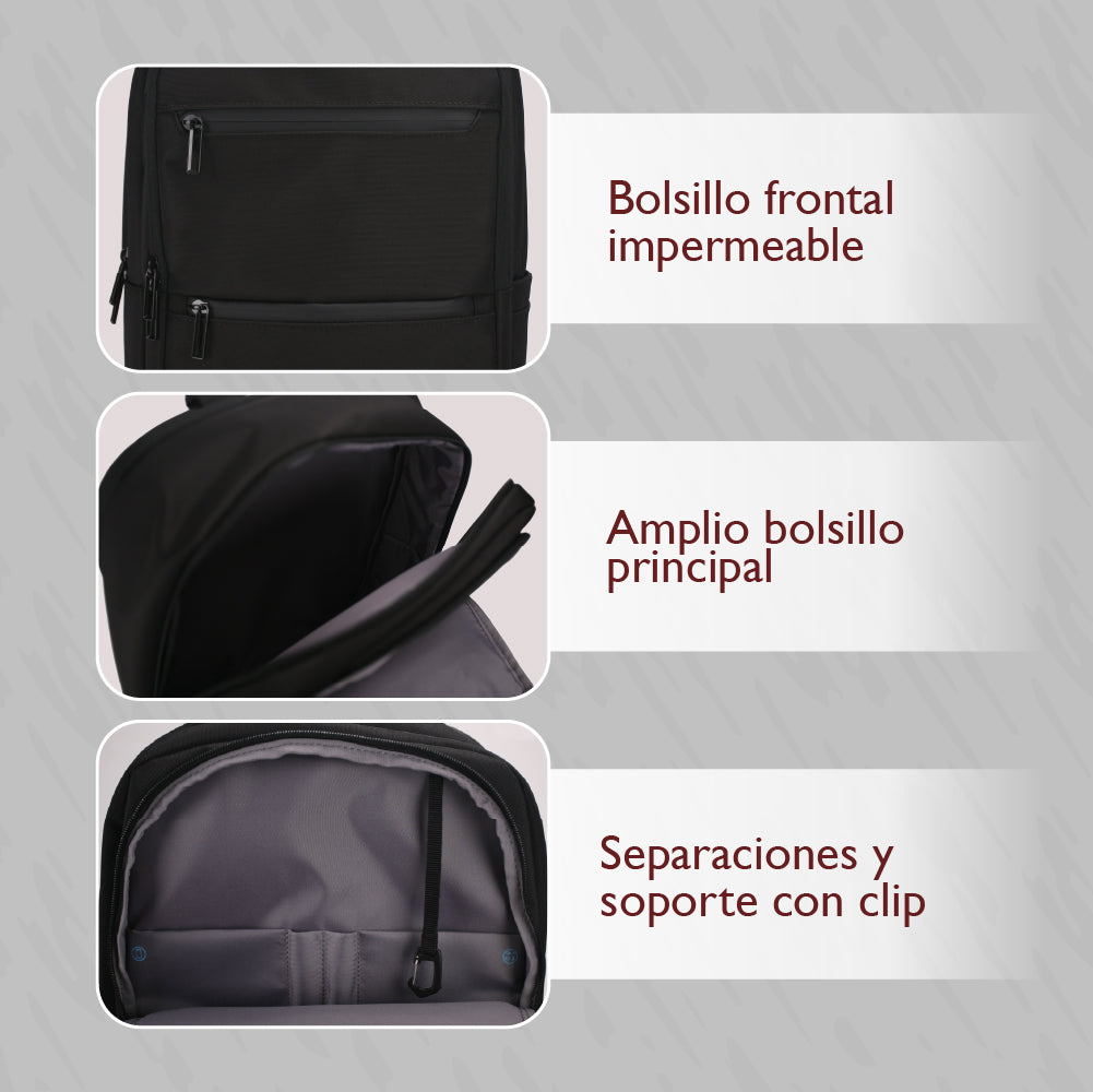 Mochila Notebook Black Dourmont 1 un