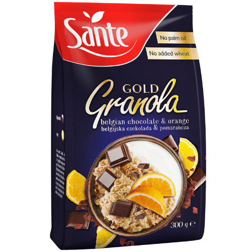 Granola Gold con Chocolate y Naranja Sante 300 g