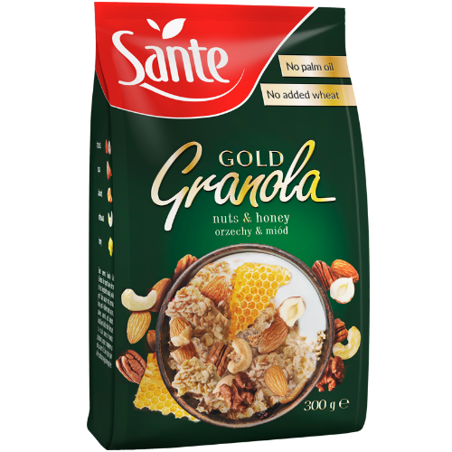 Granola Gold con Frutos Secos Sante 300 g