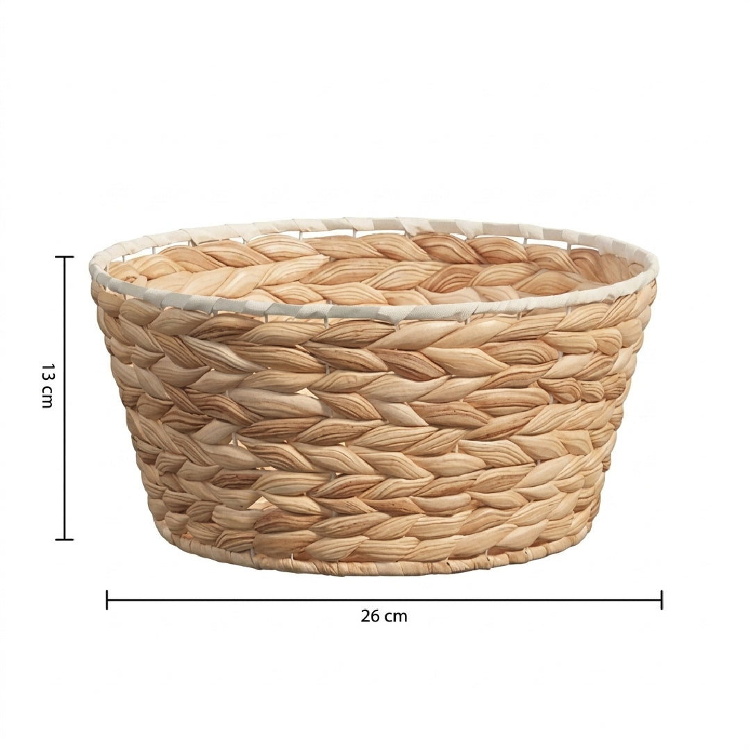 Cesta Redonda de Jacinto 26 cm 5 Five 1 un