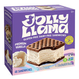 Helado Sandwich Vainilla Jr GF Jolly Llama 4 x 81 ml