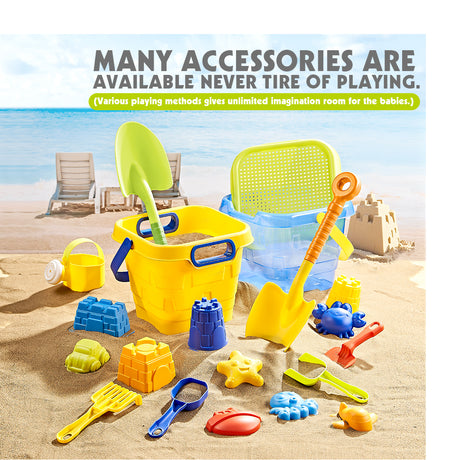 Set Balde de Playa 20 Piezas 1 un