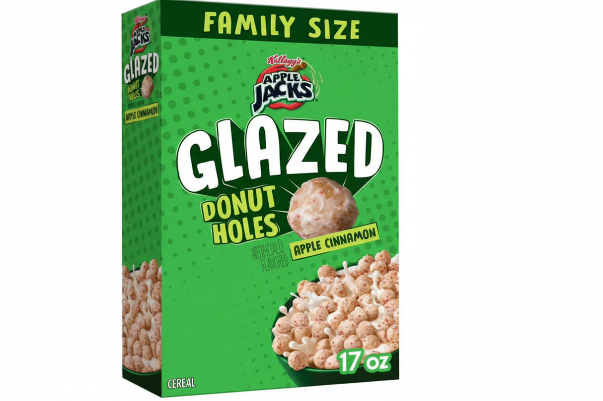 Cereal Apple Jacks Donut Holes Glaseadas Kellogg's 482 g