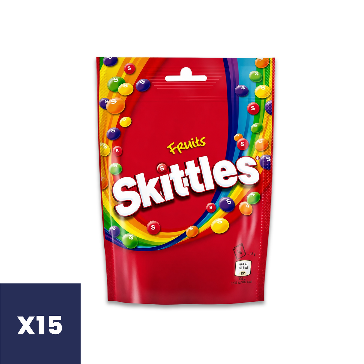 Masticables Original Pouch Skittles 15 x 136 g
