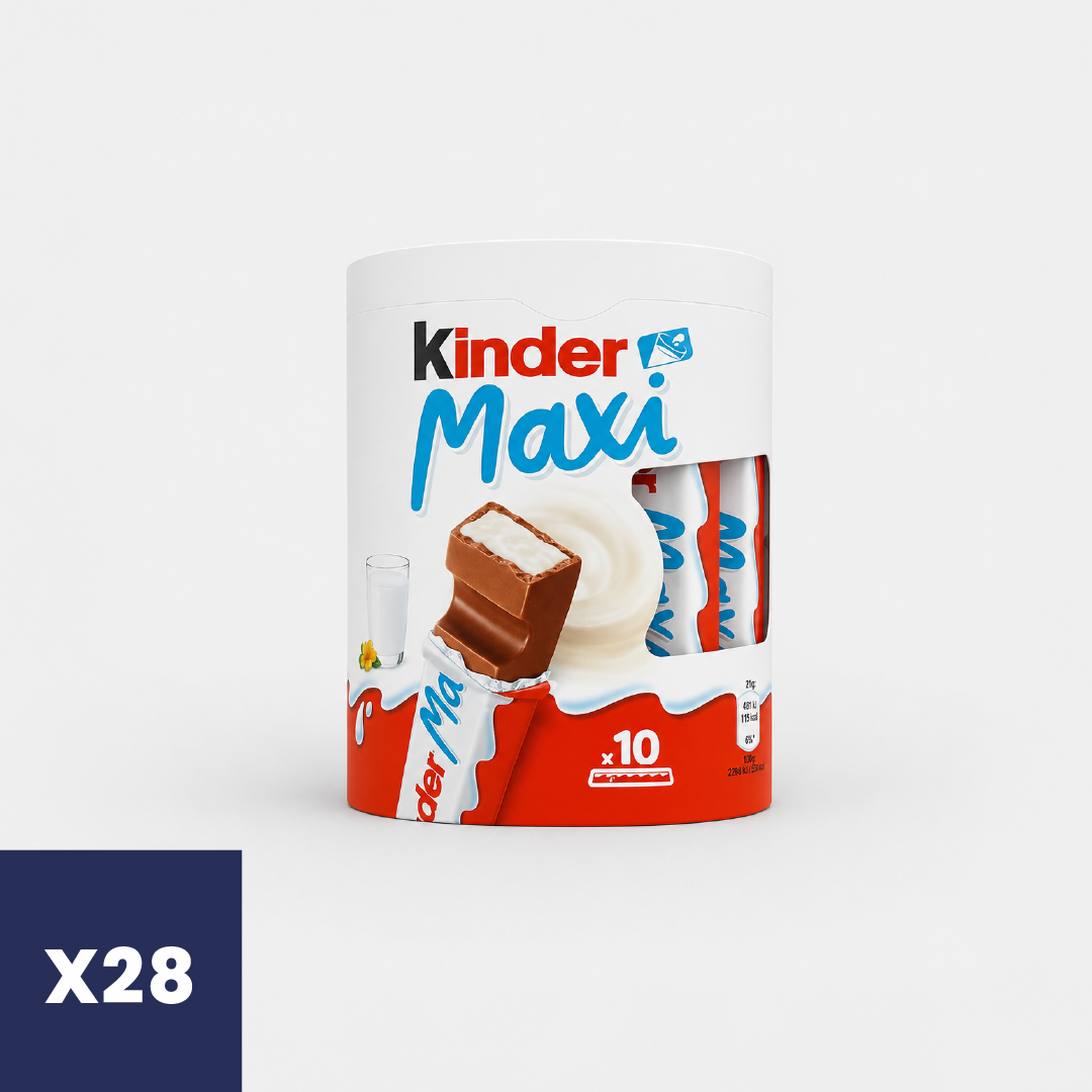 Barritas de Chocolates Riegel Kinder 28 x 10 x 21 g