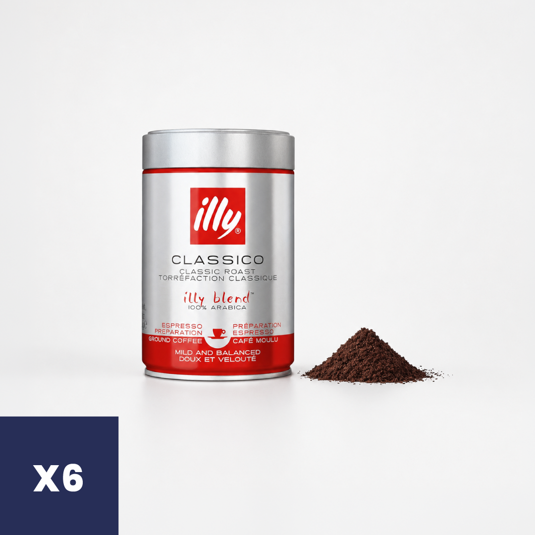 Café Espresso Clásico Molido Illy 6 x 250 g
