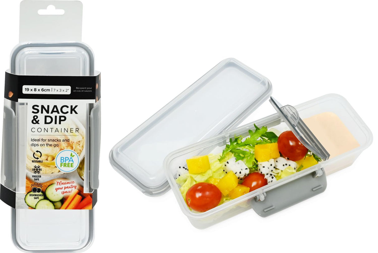 Contenedor Snack & Dip 1 un