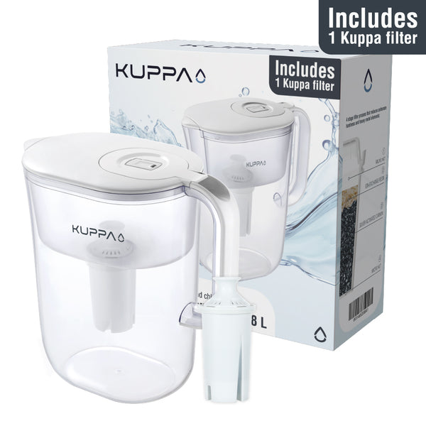 Jarro Agua 3.8 L Blanco Kuppa 1 un