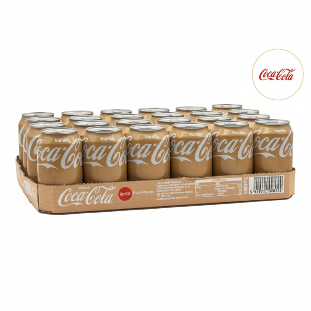 Bebidas Vanilla Lata Coca-Cola 24 x 330 ml