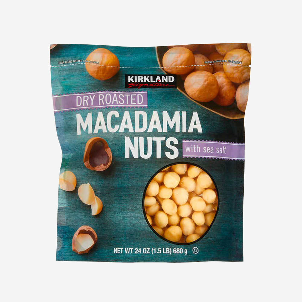 Macadamias Tostadas Kirkland 680 g