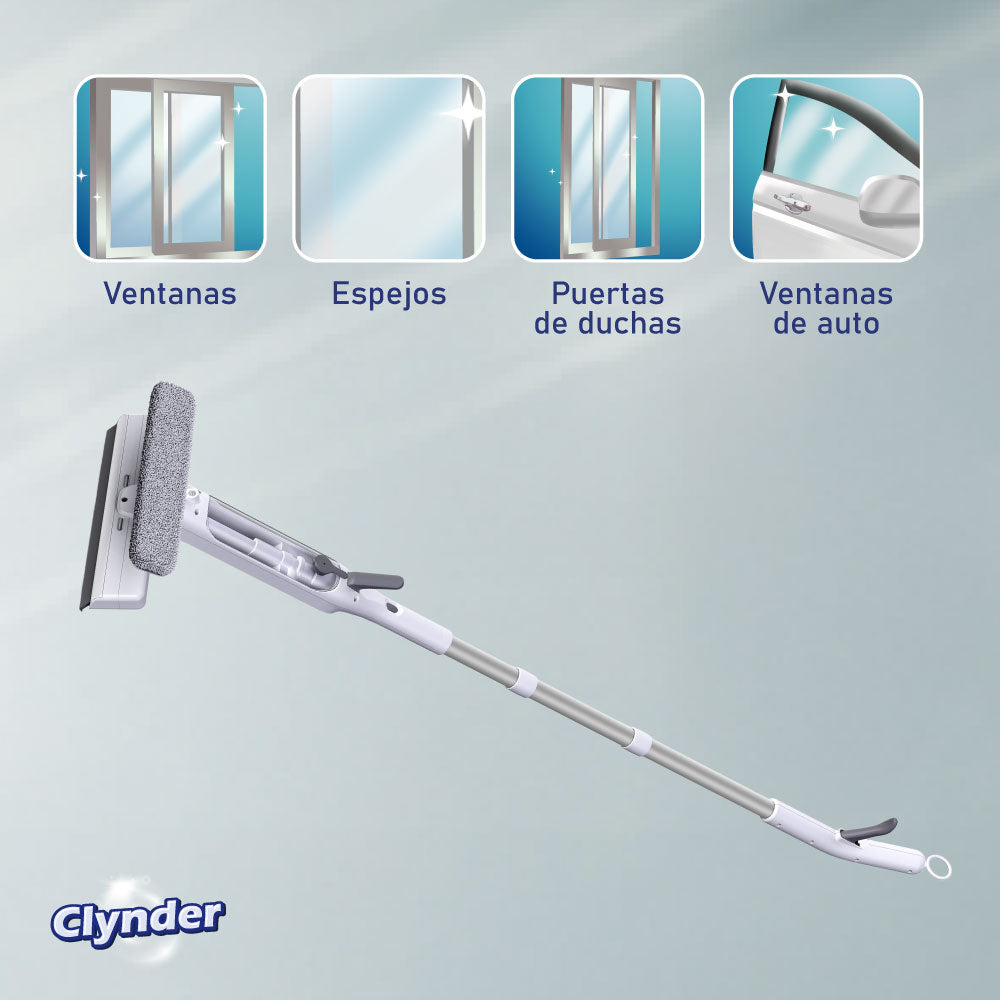 Limpia Vidrios con Aspersor con Repuesto Clynder 1 un