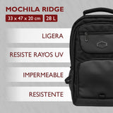 Mochila Ridge Black Dourmont 1 un