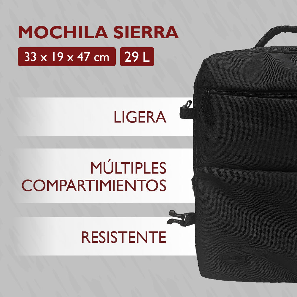 Mochila Viaje Sierra Black Dourmont 1 un